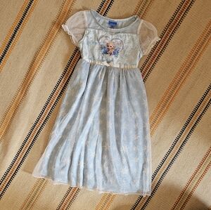 Disney Blue and White Frozen 3T Nightgown